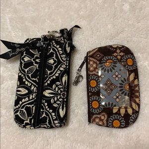 Vera Bradley coin purse and phone holder/wallet